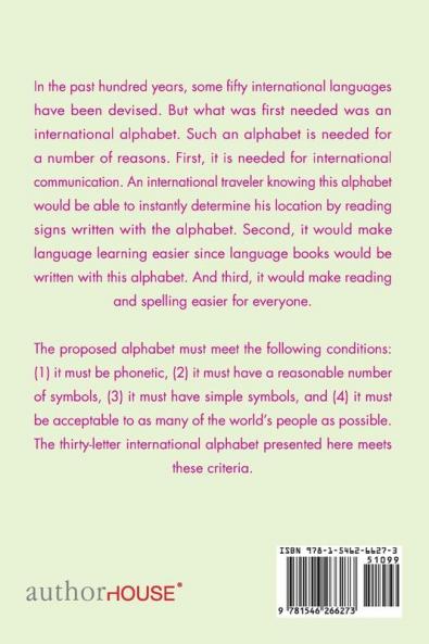 A Proposed International Alphabet