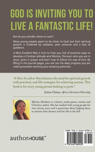 A More Excellent Way: A Spiritual Growth Journal for Young People