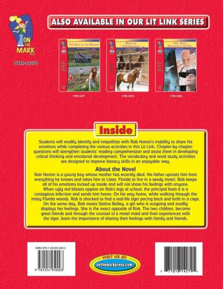 The Tiger Rising by Kate DiCamillo Lit Link Grades 4-6