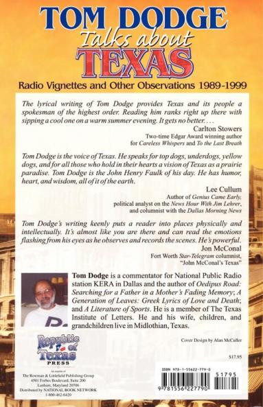 Tom Dodge Talks About Texas
