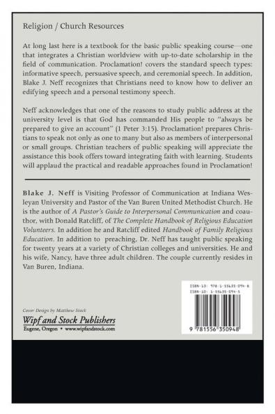 Proclamation!: A Christian Guide to Public Speaking