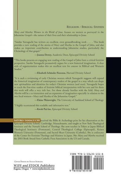 Mary and Martha: Women in the World of Jesus