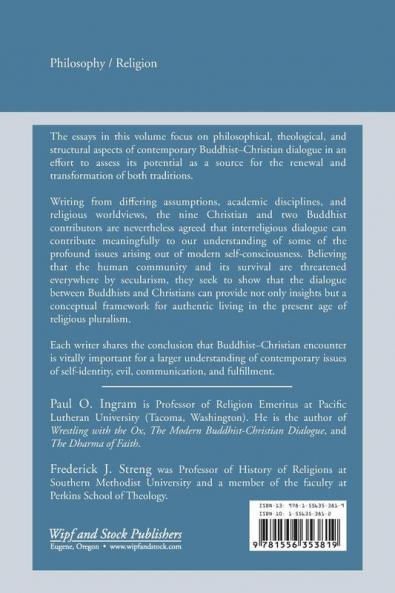 Buddhist-Christian Dialogue
