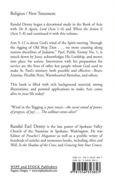 Wind in the Rigging: A Study of Acts 9 to 12