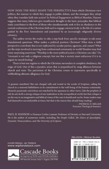 Political Engagement as Biblical Mandate