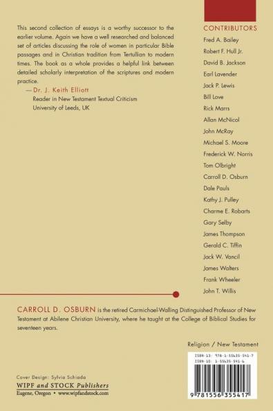 Essays on Women in Earliest Christianity Volume 2