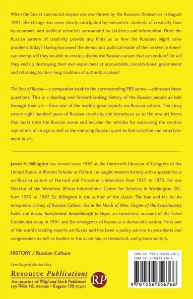 The Face of Russia: Anguish Aspiration and Achievement in Russian Culture