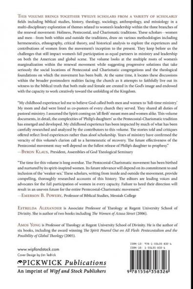 Philip's Daughters: Women in Pentecostal-charismatic Leadership: 104 (Princeton Theological Monograph)