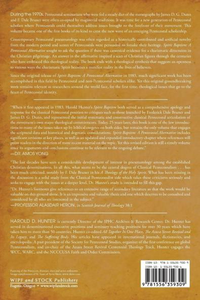 Spirit Baptism: A Pentecostal Alternative