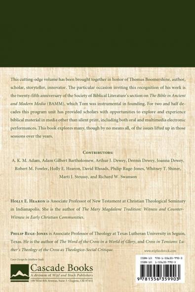 The Bible in Ancient and Modern Media: Story and Performance: 1 (Biblical Performance Criticism)