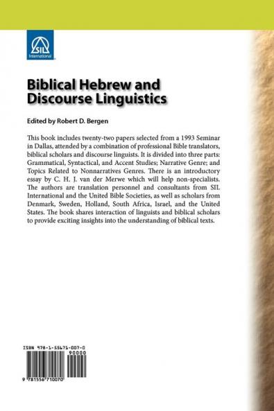 Biblical Hebrew and Discourse Linguistics