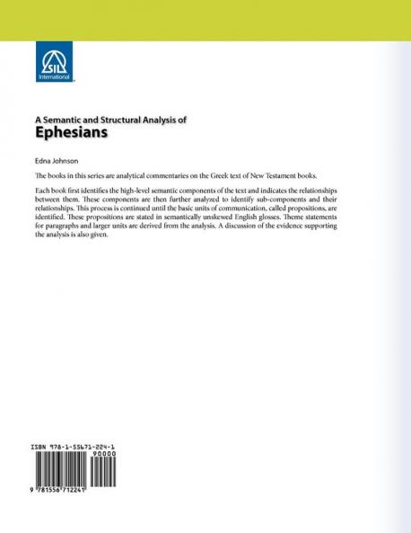 A Semantic and Structural Analysis of Ephesians