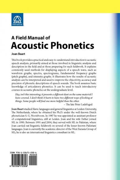 A Field Manual of Acoustic Phonetics