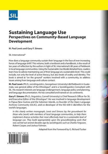 Sustaining Language Use