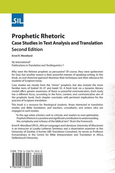 Prophetic Rhetoric