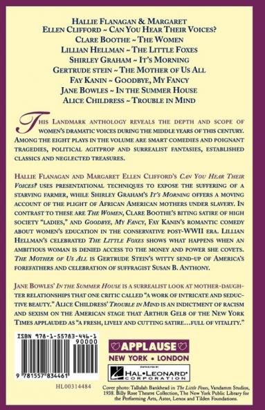 Plays by American Women