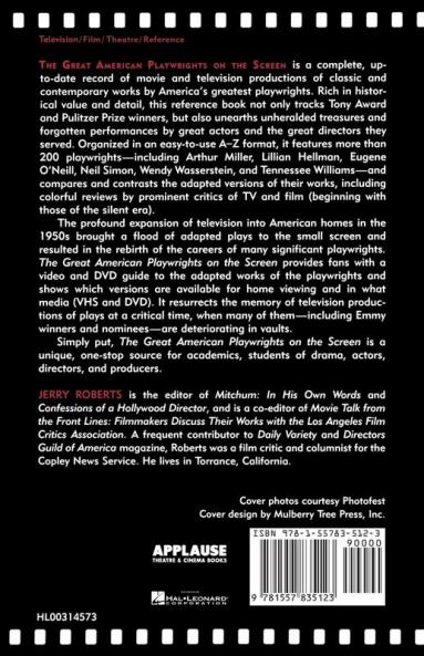 Great American Playwrights on the Screen