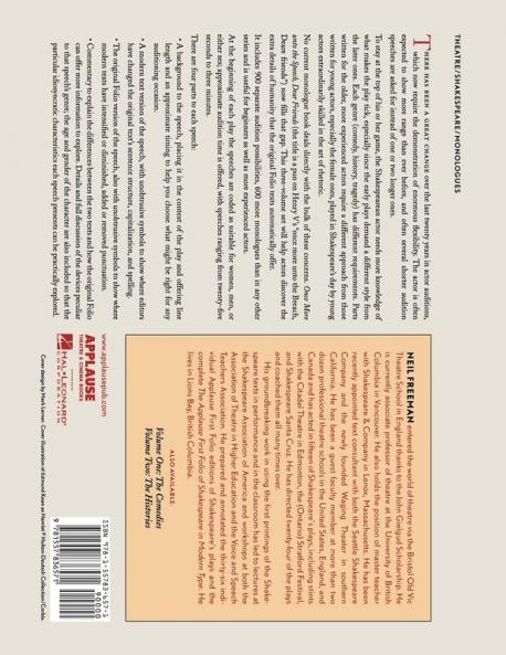 Once More unto the Speech Dear Friends: The Tragedies