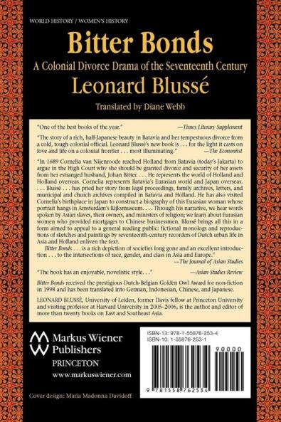 Bitter Bonds: A Colonial Divorce Drama of the Seventeenth Century