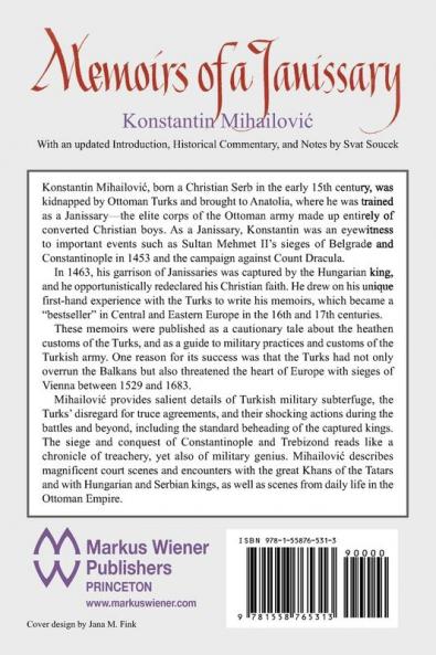 Memoirs of a Janissary