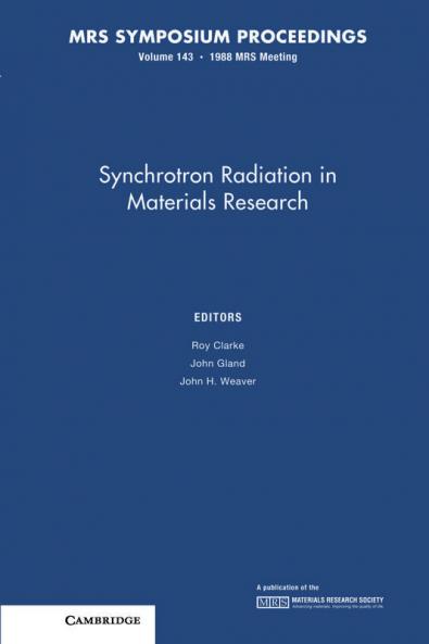 Synchroton Radiation in Materials Research