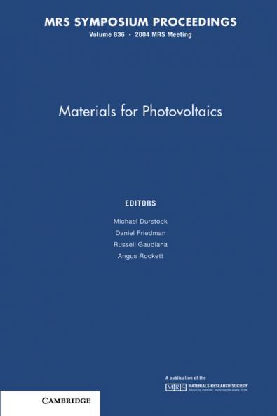 Materials for Photovoltaics