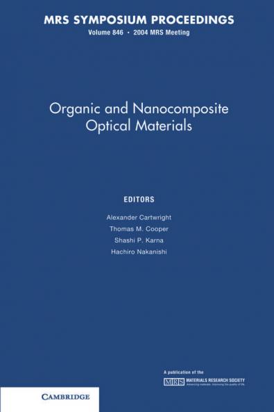 Organic and Nanocomposite Optical Materials