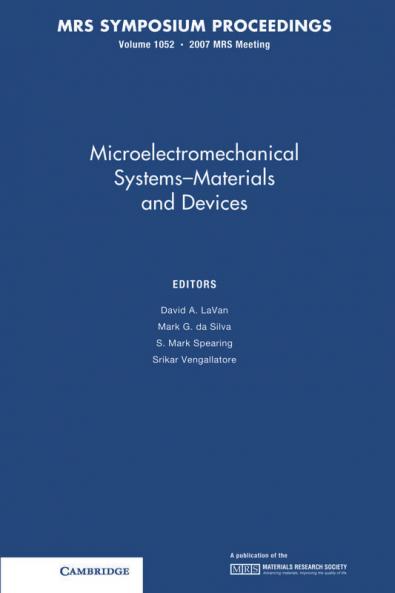 Microelectromechanical Systems - Materials and Devices