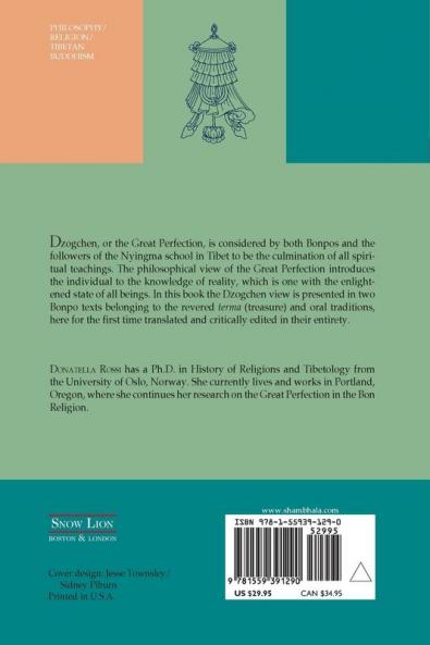 The Philosophical View of the Great Perfection in the Tibetan Bon Religion