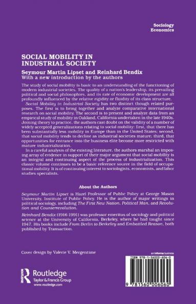 Social Mobility in Industrial Society