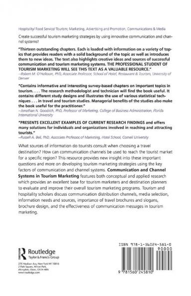 Communication and Channel Systems in Tourism Marketing