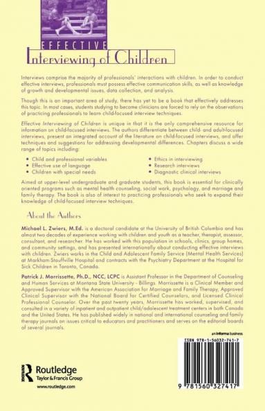 Effective Interviewing of Children