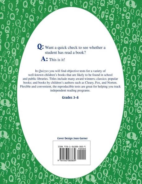 Quizzes for 220 Great Children's Books