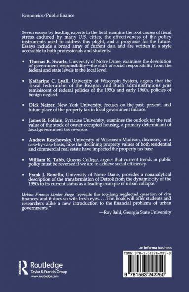 Urban Finance Under Siege