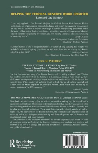 Helping the Federal Reserve Work Smarter