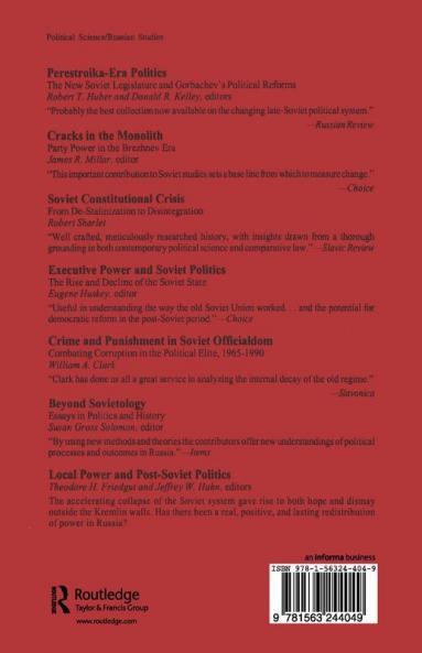 Local Power and Post-Soviet Politics