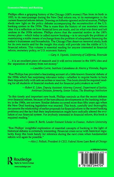 Chicago Plan and New Deal Banking Reform