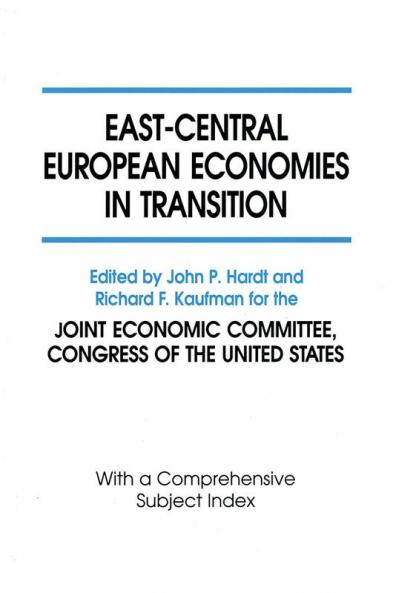 East-Central European Economies in Transition