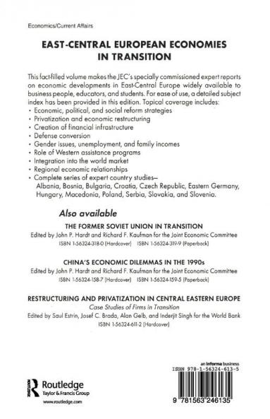 East-Central European Economies in Transition