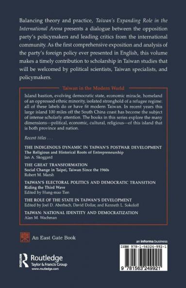 Taiwan's Expanding Role in the International Arena