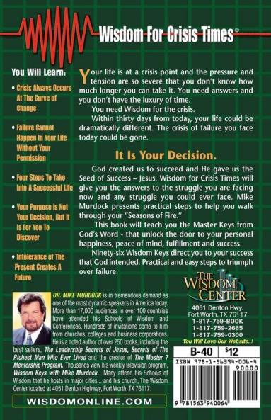Wisdom For Crisis Times