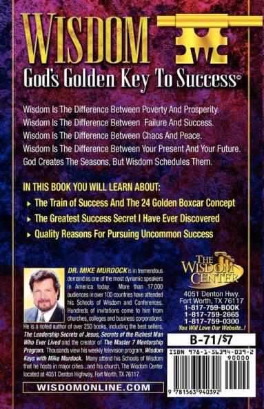 Wisdom- God's Golden Key To Success