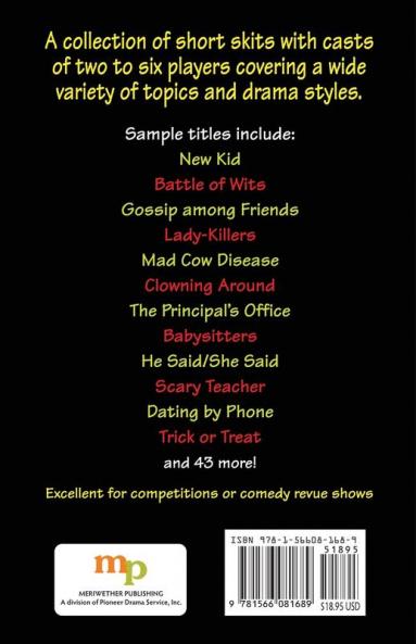 Short & Sweet Skits for Student Actors: 55 Sketches for Teens