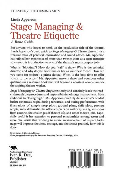 Stage Managing and Theatre Etiquette