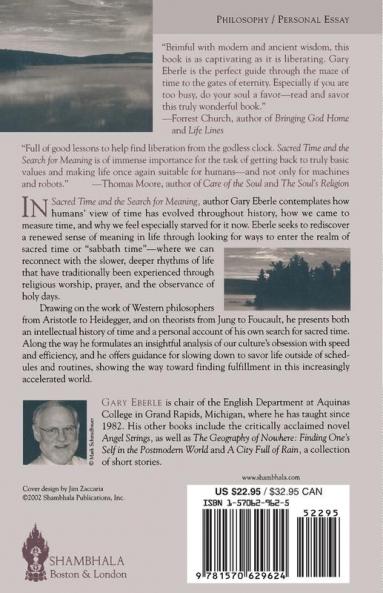 Sacred Time and the Search for Meaning