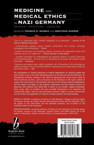 Medicine and Medical Ethics in Nazi Germany