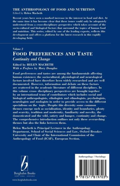 Food Preferences and Taste