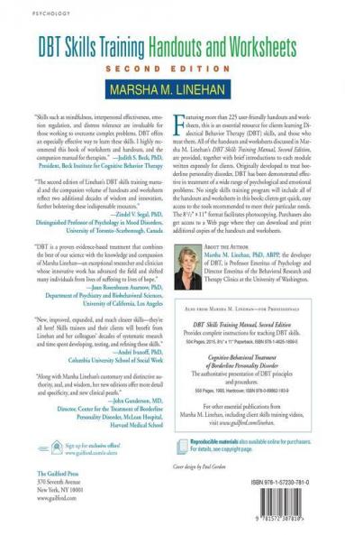 DBT Skills Training Handouts and Worksheets Second Edition