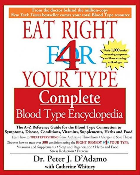 The Eat Right 4 Your Type the complete B