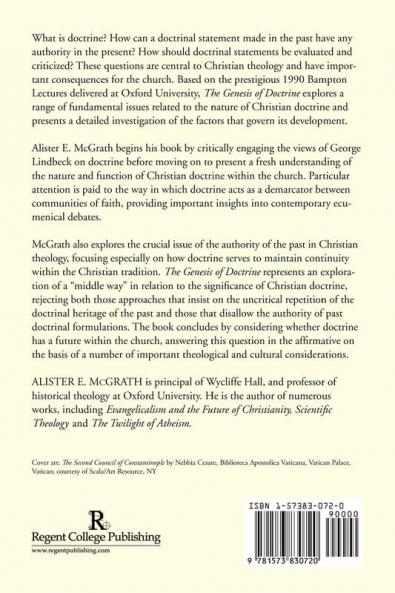 The Genesis of Doctrine: A Study in the Foundation of Doctrinal Criticism